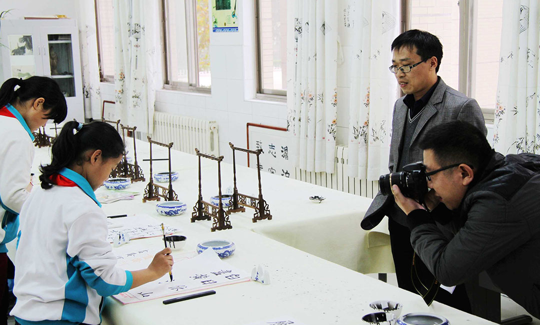 青海常州书法教育微网站开发案例